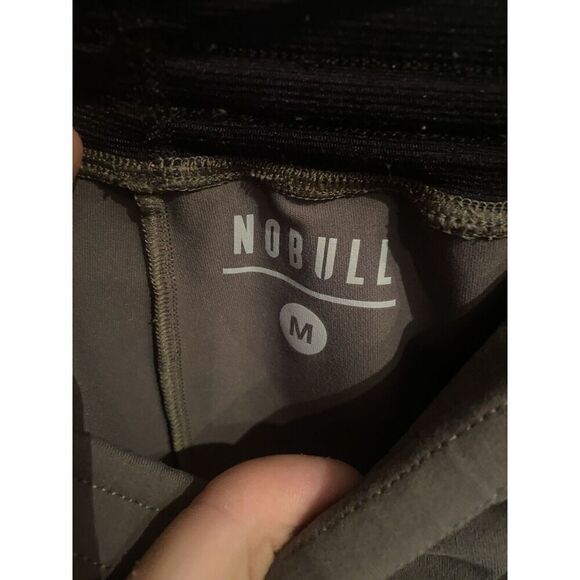 NoBull Joggers Mens Medium Green Sweatpants Workout Gym Drawstring Elastic - Picture 4 of 8